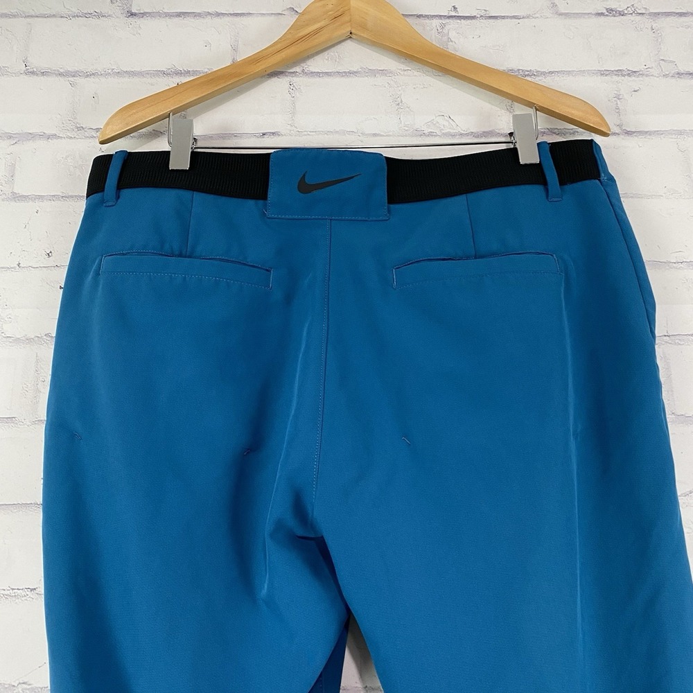 Nike Pants Men's 35x30 Nike Golf Pants Vapor Slim Fit Blue Dri-Fit Golfing - Picture 7 of 13